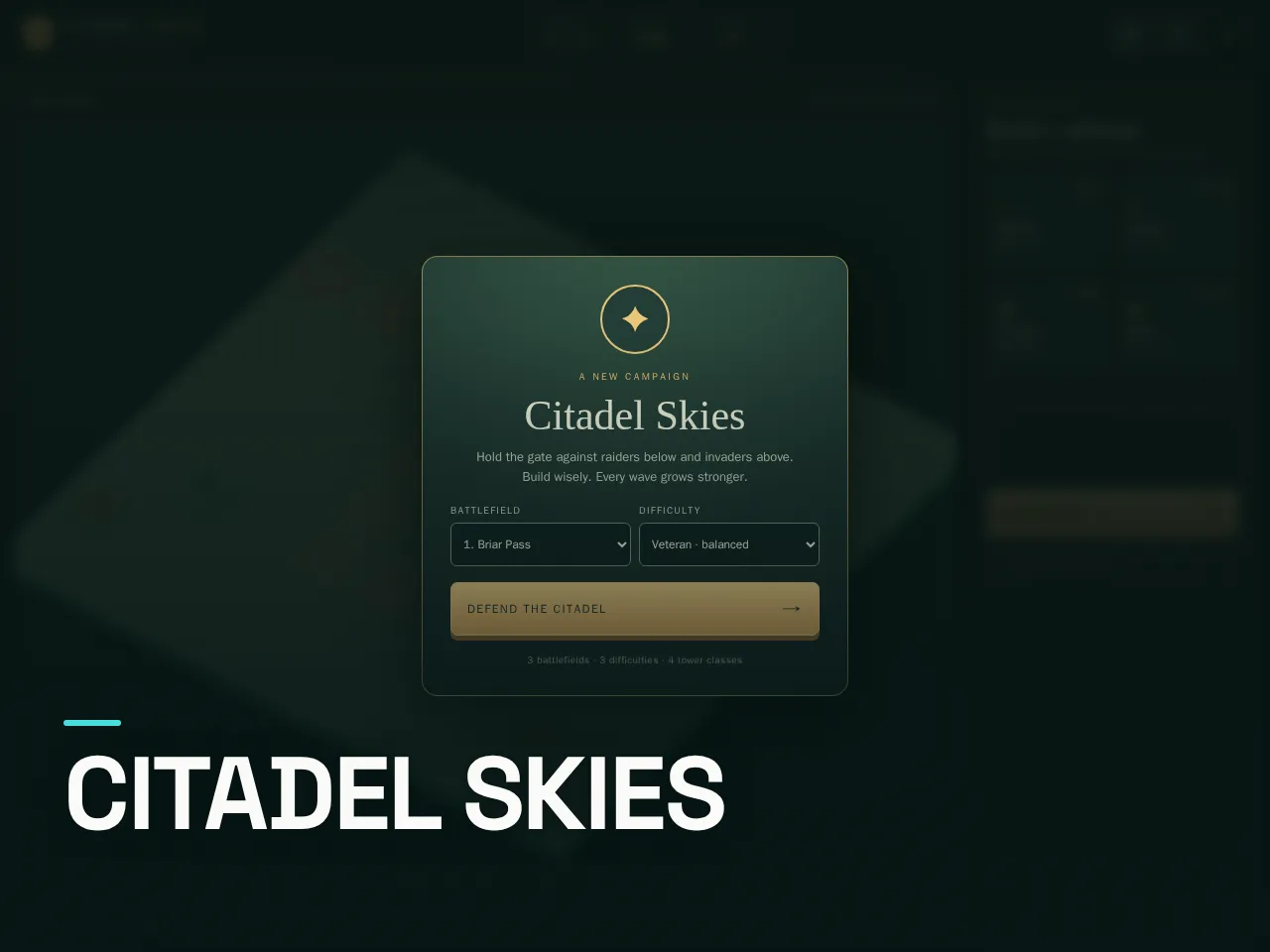 Screenshot of Citadel Skies