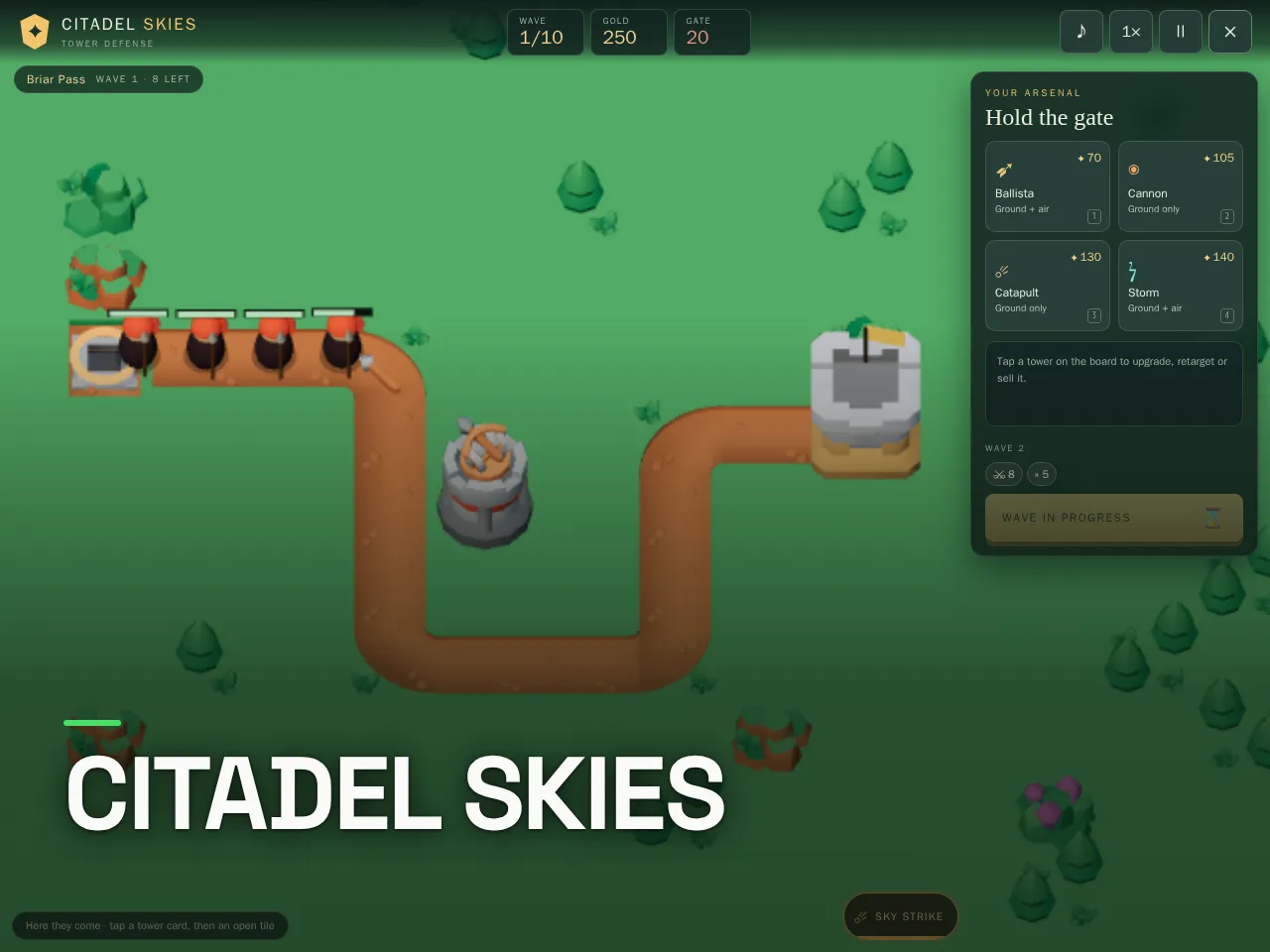 Screenshot of Citadel Skies